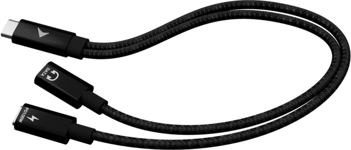 Кабель i-Tec USB-C - 2 x USB-C 2.0 Power Delivery 100W 0.3 м Black (C31DUALSPLITTERCBLPD) - Фото 1 Кабель i-Tec USB-C - 2 x USB-C 2.0 Power Delivery 100W 0.3 м Black (C31DUALSPLITTERCBLPD) - зображення 1