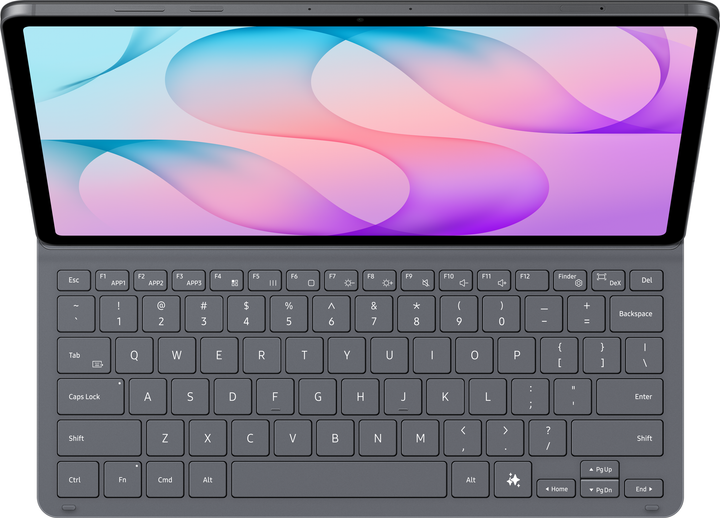 Чохол-клавіатура для планшета Samsung Galaxy Tab S12+ Book Cover Keyboard Slim Black (EF-DX840BBEGUA) - зображення 4