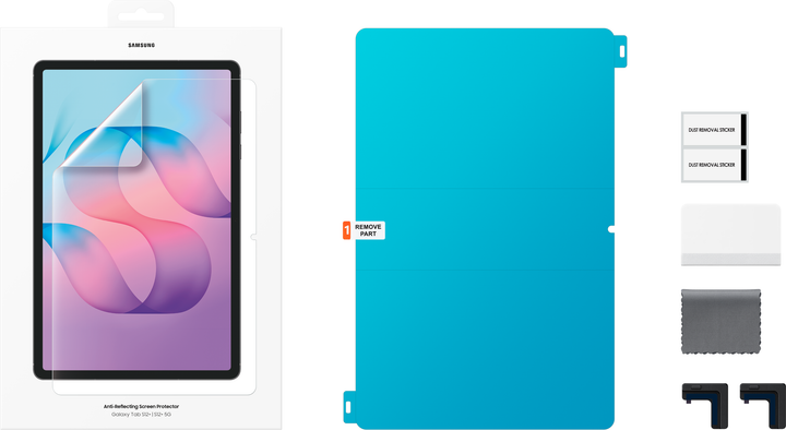 Защитная пленка для планшета Samsung Galaxy Tab S12+ Anti-reflecting Film (EF-UX840CTEGWW) - изображение 4