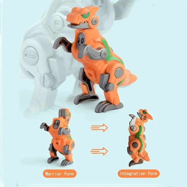 Дитяча іграшка динозавр-трансформер 2110B XINTAIYUAN TOYS (Dinomorpher), розмір упаковки 12,5х16,5 см - зображення 3