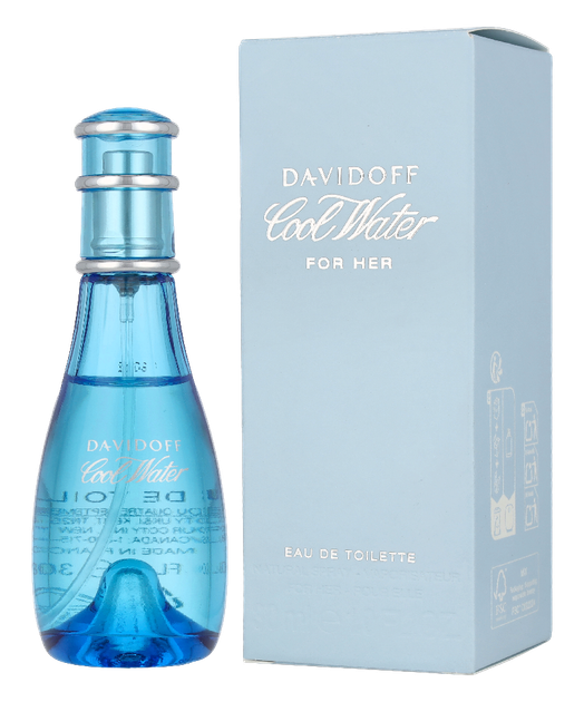 Туалетна вода для жінок Davidoff Cool Water Woman, 30 мл - Фото 1 Туалетна вода для жінок Davidoff Cool Water Woman, 30 мл - зображення 1