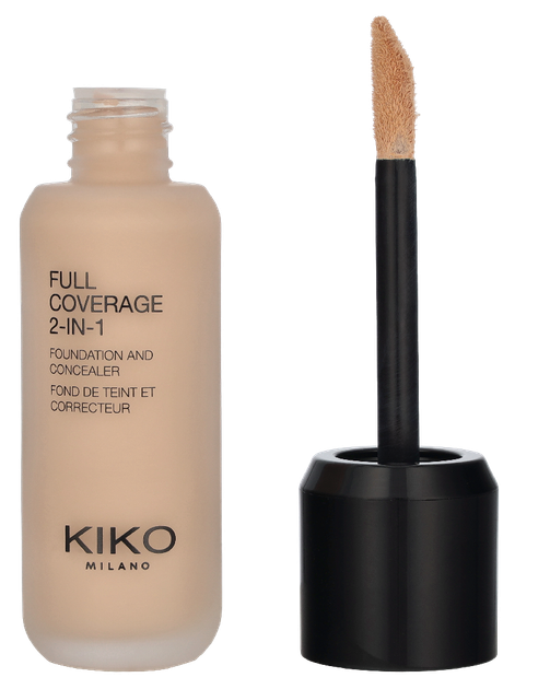 Тональный крем и консилер Kiko Milano Full Coverage 2 In 1 CR05, 25 мл - Фото 1 Тональный крем и консилер Kiko Milano Full Coverage 2 In 1 CR05, 25 мл - изображение 1