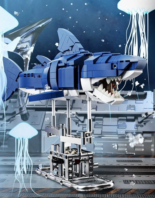Конструктор Механічна Акула MJI Sharks Machinery 13054 — 687 деталей - зображення 3
