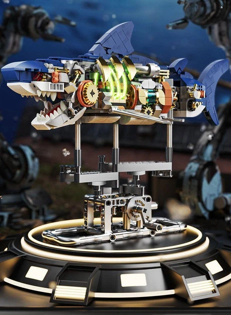 Конструктор Механічна Акула MJI Sharks Machinery 13054 — 687 деталей - зображення 7