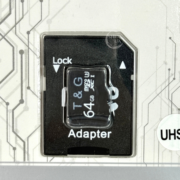 Карта пам'яті TF microSDXC 64 ГБ для смартфона, IP-камери, відеореєстратора, екшн-камери, фотоапарата, планшета, GPS-навігатора та MP3-плеєра з адаптером, для зберігання фото, відео, музики та документів, UHS-1 - зображення 8