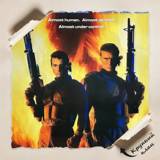 Постер Універсальний солдат, Universal Soldier (1992), культове кіно, A3 30×42 см (id2247) - зображення 4