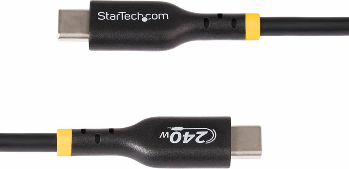 Kabel Startech USB-C - USB-C 2.0 Power Delivery 4 m Black (USB2C5C4M) - obraz 3
