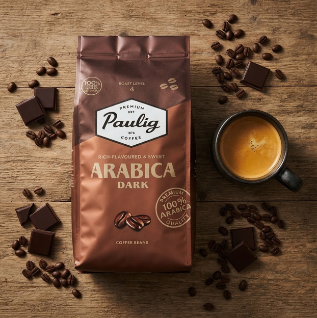 Кофе в зернах Paulig Arabica Dark 1010 г 100% арабика темной обжарки зерновой для кофемашины эспрессо турки френч-пресса с шоколадными ореховыми карамельными нотами - изображение 5