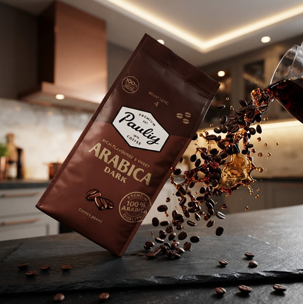 Кофе в зернах Paulig Arabica Dark 1010 г 100% арабика темной обжарки зерновой для кофемашины эспрессо турки френч-пресса с шоколадными ореховыми карамельными нотами - изображение 6
