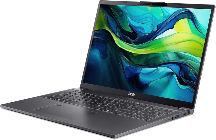 Ноутбук 16" Acer Aspire 16 (A16-71M-53SW) Intel Core Ultra 5 125H RAM 16GB SSD 512GB Windows 11 Алюмінієвий корпус (UKR) (102404822) - Уцінка - зображення 3