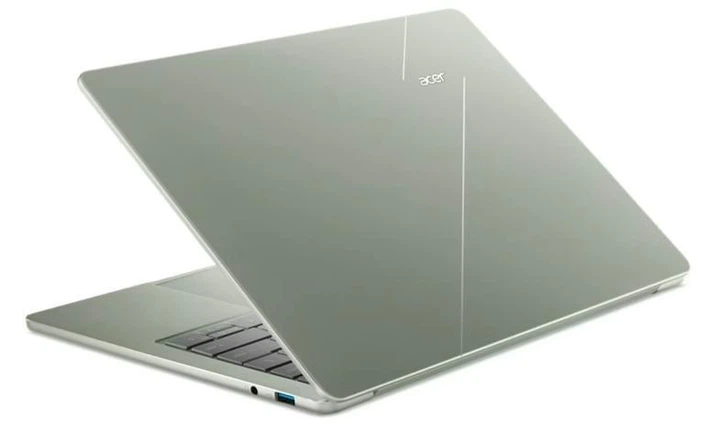 Ігровий ноутбук Acer Swift 14 AI (NX.W4EEX.00E), Intel Core 5 320 / 14" / 120 Гц / RAM 12 ГБ LPDDR5X / SSD 512 ГБ / Intel Graphics / Windows 11 Home / Зелений - Фото 6 Ігровий ноутбук Acer Swift 14 AI (NX.W4EEX.00E), Intel Core 5 320 / 14" / 120 Гц / RAM 12 ГБ LPDDR5X / SSD 512 ГБ / Intel Graphics / Windows 11 Home / Зелений - изображение 6