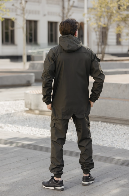 Чоловічий демісезонний костюм Intruder Softshell "Easy"без утеплення хакі куртка та штани 3XL - зображення 2