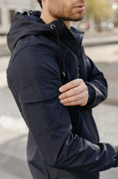 Чоловічий демісезонний костюм Intruder Softshell полегшений без утеплення синій куртка та штани 3XL - Фото 13 Чоловічий демісезонний костюм Intruder Softshell полегшений без утеплення синій куртка та штани 3XL - зображення 13
