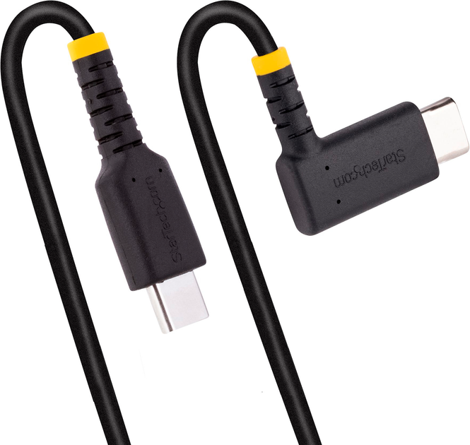 Кабель Startech USB-C - USB-C 2.0 Power Delivery 60W 0.15 м Black (R2CCR-15C-USB-CABLE) - Фото 4 Кабель Startech USB-C - USB-C 2.0 Power Delivery 60W 0.15 м Black (R2CCR-15C-USB-CABLE) - зображення 4