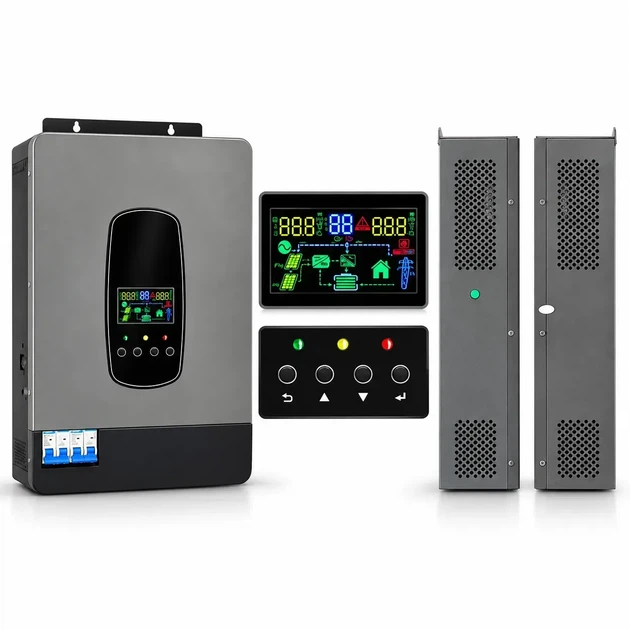 Гібридний інвертор DATOUBOSS DT4862S 6.2 кВт 48 В MPPT 120 А - зображення 5