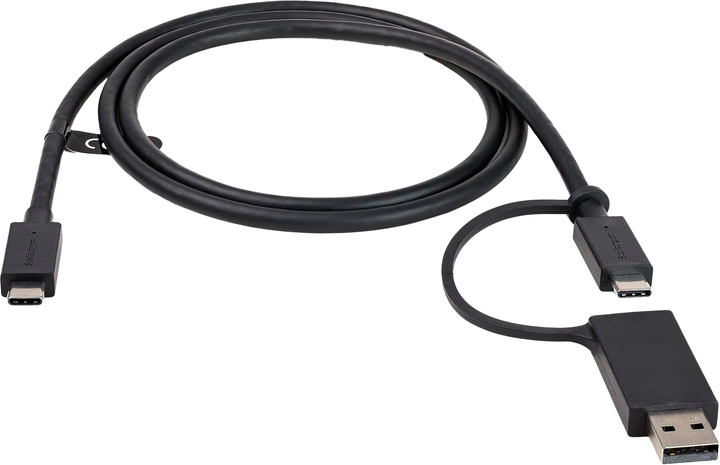 Кабель Startech USB-C/USB-A -USB-C Power Delivery 3.0 3.2 Gen 2/3.1 Gen 2 100W 1 м Black (USBCCADP) - Фото 2 Кабель Startech USB-C/USB-A -USB-C Power Delivery 3.0 3.2 Gen 2/3.1 Gen 2 100W 1 м Black (USBCCADP) - зображення 2