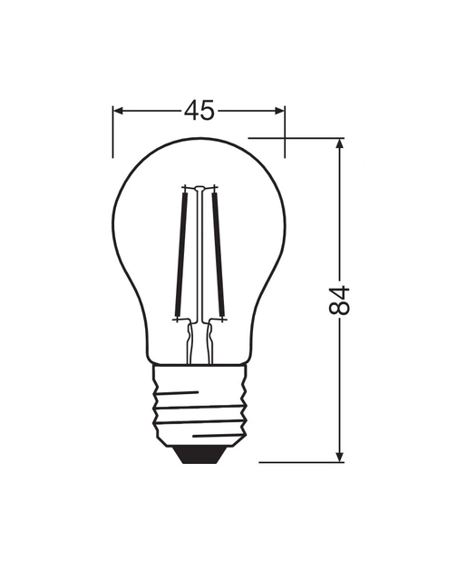 Лампа LED Osram CL P 3.4W/827 230V FIL E27 - изображение 3