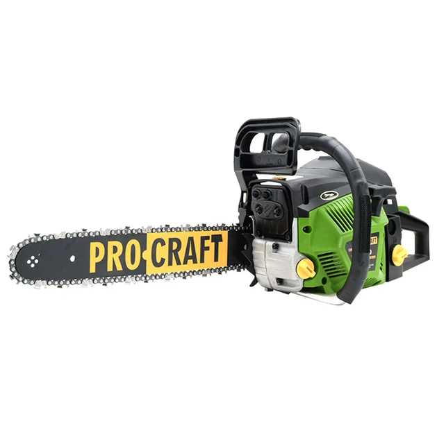 Бензопила Procraft GS-50/2 2100 Вт бензиновая цепная пила 49,3 см³ с 2 шинами 40 45 см 2 цепями 64 72 звена двухтактная для дров деревьев сада строительства - изображение 6