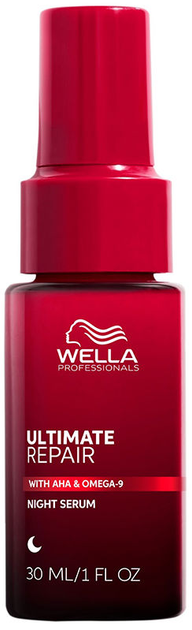 Ночная сыворотка для волос Wella Professionals Ultimate Repair 30 мл (4064666939773) - Фото 1 Ночная сыворотка для волос Wella Professionals Ultimate Repair 30 мл (4064666939773) - изображение 1