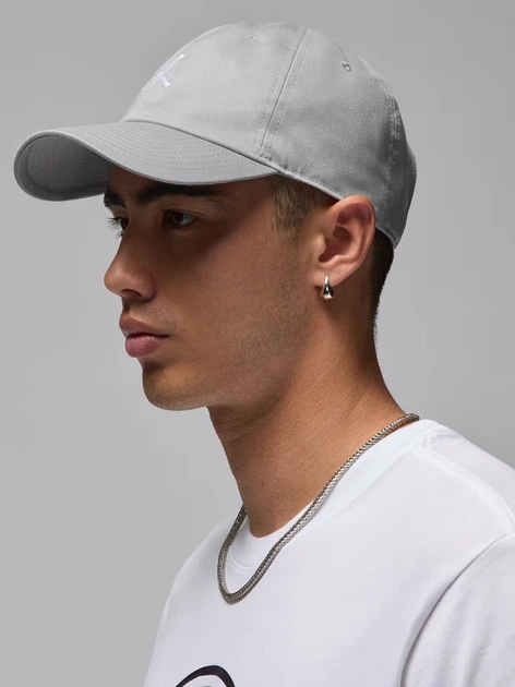 Czapka z daszkiem Nike U J Club Cap Us Cb Wsh Jm HQ1963-077 M-L Szara (197600970830) - obraz 3