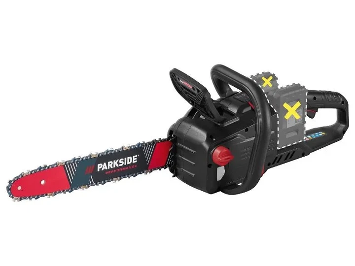 Акумуляторна ланцюгова пила Parkside Performance PPKSA 40-Li C3 + АКБ 12 Ah 2шт - Фото 2 Акумуляторна ланцюгова пила Parkside Performance PPKSA 40-Li C3 + АКБ 12 Ah 2шт - зображення 2