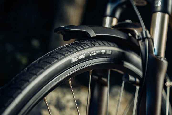 Покришка Rubena Electron 700x35C (37-622) Green Endurance, захист STS (1mm) , 30 TPI, RS, eBike, чор - зображення 2