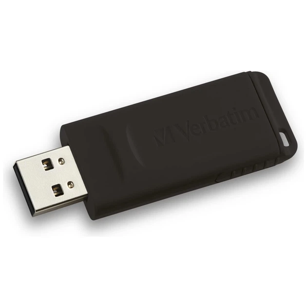 Флешка Verbatim Slider USB 2.0 32GB Black (98697) - Фото 2 Флешка Verbatim Slider USB 2.0 32GB Black (98697) - изображение 2