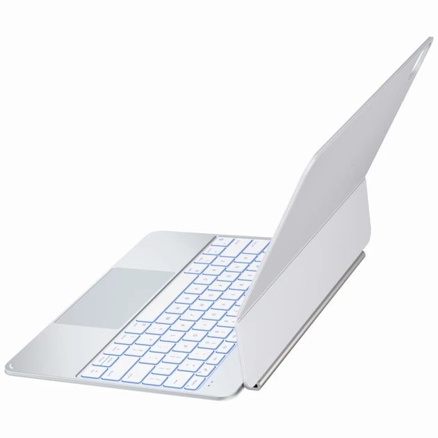 Чехол Typecase Edge Pro с клавиатурой для iPad Pro 13 M4 Silver (KB206AU-130P-D-SLV-WHT-U-US-C1) - Фото 6 Чехол Typecase Edge Pro с клавиатурой для iPad Pro 13 M4 Silver (KB206AU-130P-D-SLV-WHT-U-US-C1) - изображение 6