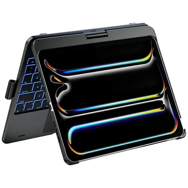 Чохол Typecase Flexbook Touch з клавіатурою для iPad Pro 11 M4 Black (KB201T-110P-B-BLK-BLK-B-US-V0) - зображення 14