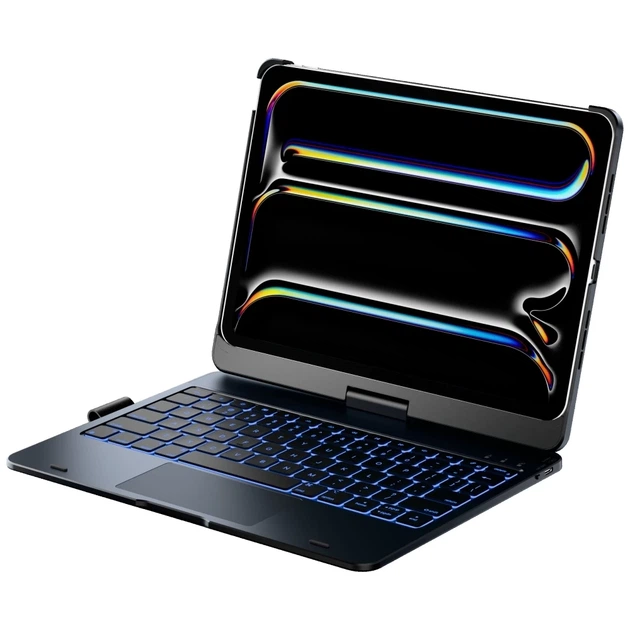 Чохол Typecase Flexbook Touch з клавіатурою для iPad Pro 11 M4 Black (KB201T-110P-B-BLK-BLK-B-US-V0) - зображення 15