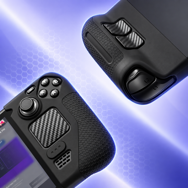 Силиконовый Grip-чехол JSAUX GP0016 для Steam Deck OLED/LCD, накладки на ручки с антискользящим покрытием - изображение 8