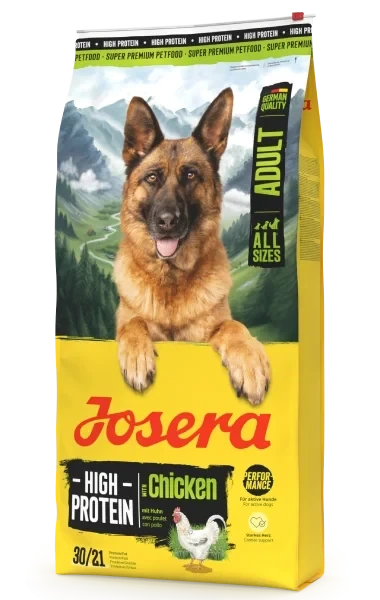 Сухий корм Josera High Protein Adult Chicken для дорослих активних і атлетичних собак, 12.5 кг - Фото 1 Сухий корм Josera High Protein Adult Chicken для дорослих активних і атлетичних собак, 12.5 кг - зображення 1