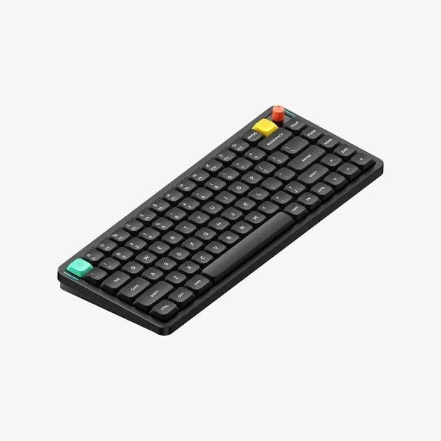 Бездротова механічна клавіатура NuPhy Air75 V3 Nebula Dark, Blush switch, низькопрофільна, 75%, RGB, (2.4G/Bluetooth/USB) - зображення 4