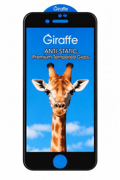 Защитное стекло Giraffe для iPhone 7 ESD Anti-Static, 9H, Full Glue, с черной рамкой - изображение 2