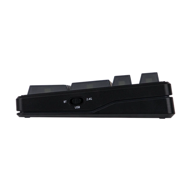 Механічна клавіатура EPOMAKER x AULA F108 PRO V2, Чорна, RGB, 8000 Гц, 2.4G/Bluetooth/USB-C, 10000 мА·год - зображення 3