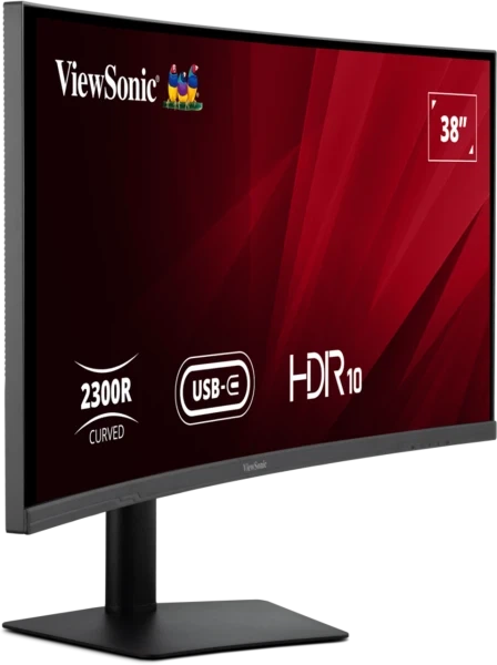 Монітор ViewSonic VA3820C, 38", IPS, UWQHD+ 3840×1600, 75 Гц, 21:9, USB-C 96 Вт, HDR10 - изображение 9