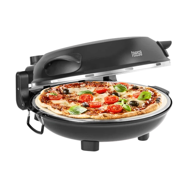 Печь для пиццы Teesa Supreme Fun 1200W 420° Black (TSA3241-B) - Фото 2 Печь для пиццы Teesa Supreme Fun 1200W 420° Black (TSA3241-B) - изображение 2