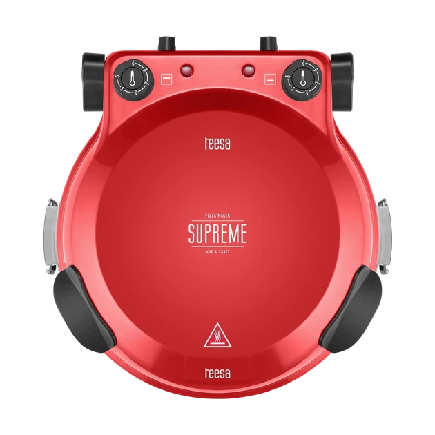 Піч для піци Teesa Supreme Fun 1200W 420° Red (TSA3241-R) - Фото 4 Піч для піци Teesa Supreme Fun 1200W 420° Red (TSA3241-R) - зображення 4