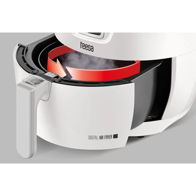 Фритюрница Teesa Digital Air Fryer 3.2L White (TSA8046W) - изображение 8