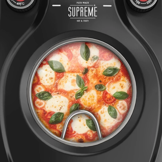 Печь для пиццы Teesa Supreme 1200W 32см с окном (TSA3231) - Фото 12 Печь для пиццы Teesa Supreme 1200W 32см с окном (TSA3231) - изображение 12
