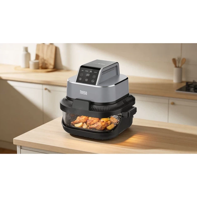 Фритюрница без жира Teesa Glass Air Fryer 4L, 1500W (TSA8090) - изображение 15