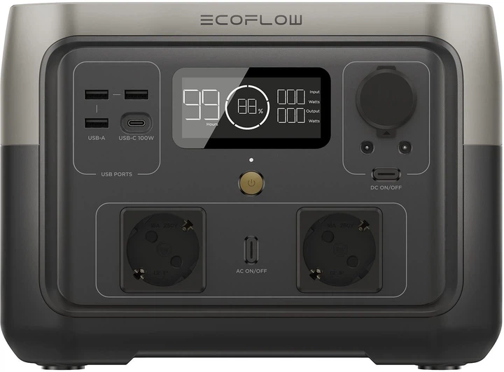 Зарядная станция EcoFlow RIVER 2 Max (ZMR610-B-EU) - Фото 1 Зарядная станция EcoFlow RIVER 2 Max (ZMR610-B-EU) - изображение 1