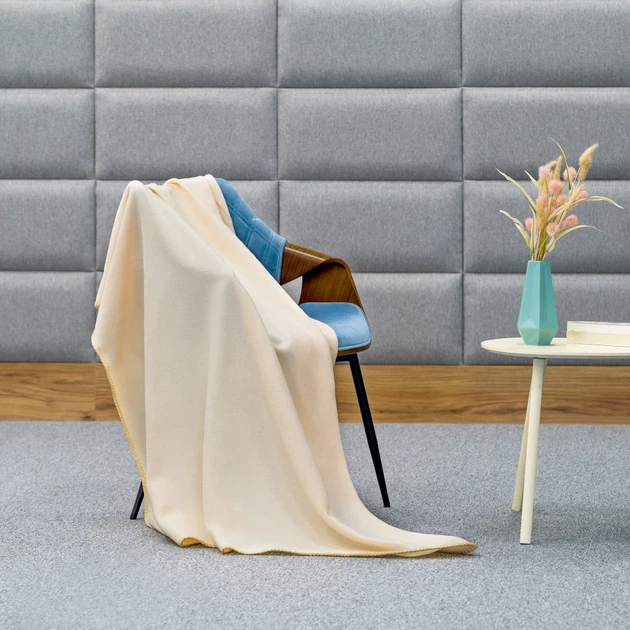 Плед Teesa 130x150 см Cream (TSA8900-4) - Фото 4 Плед Teesa 130x150 см Cream (TSA8900-4) - зображення 4