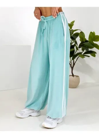 Спортивні штани More_bboutique 1798_389А_бірюзовий - Фото 1 Спортивні штани More_bboutique 1798_389А_бірюзовий - зображення 1