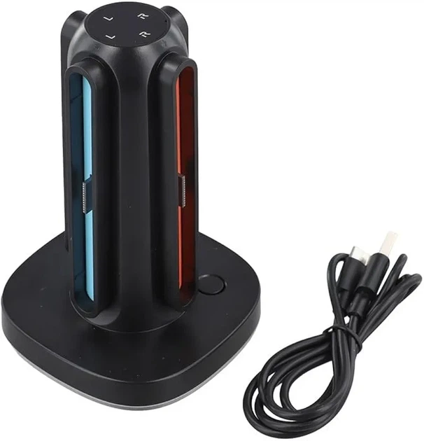 Зарядная станция MARSDOCK 4 в 1 для Nintendo Switch 2 и Joy-Con 2, магнитная быстрая зарядка, RGB-подсветка - изображение 6