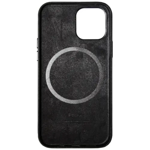 Чохол (Leather Case) для iPhone 12 Mini з MagSafe Чорний - Фото 1 Чохол (Leather Case) для iPhone 12 Mini з MagSafe Чорний - изображение 1