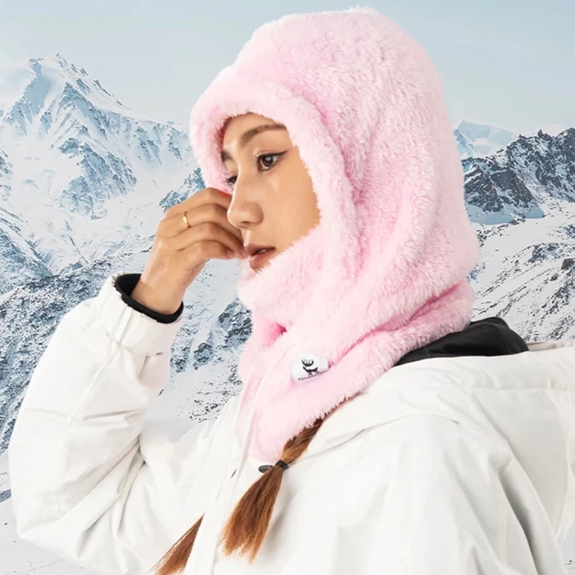 Балаклава лижна Qunature Arctic Velvet M Pink (9792179597115) - Фото 2 Балаклава лижна Qunature Arctic Velvet M Pink (9792179597115) - зображення 2