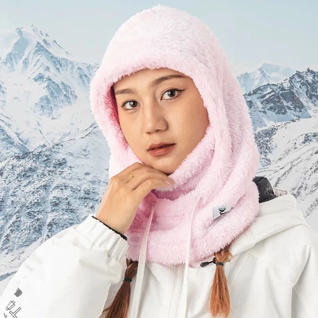 Балаклава лижна Qunature Arctic Velvet M Pink (9792179597115) - Фото 4 Балаклава лижна Qunature Arctic Velvet M Pink (9792179597115) - зображення 4