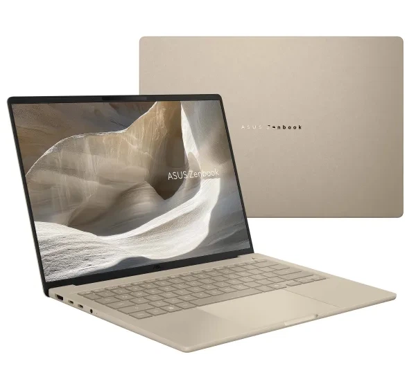Ноутбук ASUS Zenbook A14 UX3407NA-QD166W OLED 14" Snapdragon X2 Elite X2E-88-100 16GB оперативної пам'яті 512GB SSD Диск Win11 Бежевий Функції ШІ - изображение 5