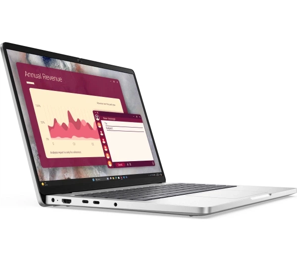 Ноутбук бізнесовий Dell Pro 14 PC14250 14" Core 3 100U 8GB RAM 512GB Диск SSD Win11 Pro Срібний Функції ШІ - изображение 5